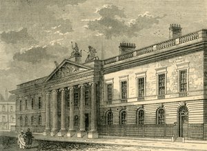 Vanhan Intian toimisto, Leadenhall Street vuonna 1803, n. 1872. tekijältä Unbekannt