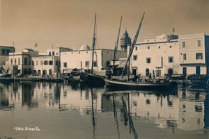 Bizertan vanha satama, Tunisia, 1936 tekijältä Unbekannt