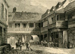 Old Tabard Inn, vuodelta 1878. tekijältä Unbekannt