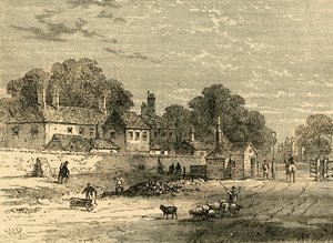 The Old Turnpike, Kensington, vuonna 1820, c1876. tekijältä Unbekannt