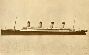 Olympialaisten valkotähtilinja merellä, vuodelta 1930. tekijältä Unbekannt