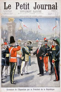 Tasavallan presidentin yleismaailmallisen näyttelyn avajaiset, Pariisi, 1900 tekijältä Unbekannt