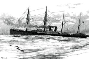 Orient Steam Navigation Companyn höyrylaiva Orient, c1880 tekijältä Unbekannt