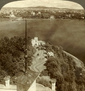 Oscarshal Royal Gardens ja Christiania, Chateausta, Norjasta, vuodelta 1905. tekijältä Unbekannt