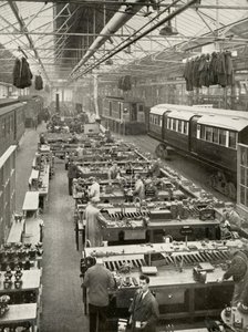 Lontoon matkustajaliikenteen omistaman maanalaisen liikkuvan kaluston peruskorjaus, 1935-36. tekijältä Unbekannt