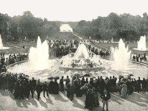Palatsin suihkulähteet, Versailles, Ranska, 1895. tekijältä Unbekannt