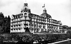 Palace Hotel, Luzern, Sveitsi, 1900-luvun alku tekijältä Unbekannt