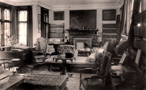 The Poets Study, Farringford House, 1900-luku tekijältä Unbekannt