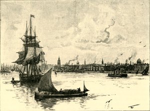 Liverpoolin satama, 1898. tekijältä Unbekannt