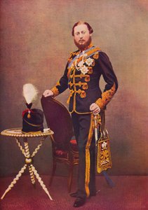 Walesin prinssi 10. husaarien everstina, n. 1865 1910 tekijältä Unbekannt