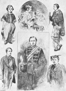 Walesin prinssi alkuaikoinaan, 1901. tekijältä Unbekannt