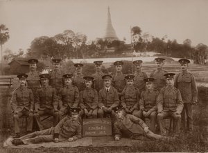 The Quartermasters Staff of the 1st Royal Munster Fusiliers, Rangoon, Burma, 1913 tekijältä Unbekannt