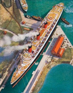 Queen Mary Southamptonissa, 1938 tekijältä Unbekannt