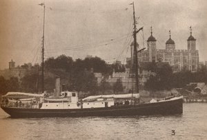 The Quest, jossa Sir Ernest Shackleton lähti purjehtimaan syyskuussa 1921, mikä todistaa hänen viimeisensä. tekijältä Unbekannt