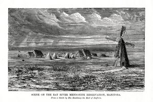 Rat River Mennonite Resevation, Manitoba, Kanada, 1800-luvun loppu tekijältä Unbekannt