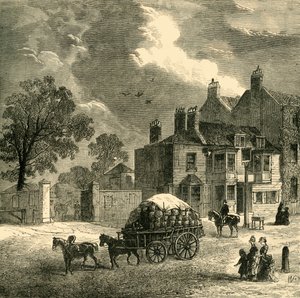 The Red Cow Inn, Hammersmith, 1878. tekijältä Unbekannt