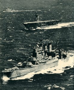 Maine, Ark Royal ja Sheffield, c1939-1941, 1942. tekijältä Unbekannt