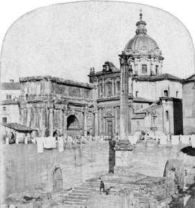 Forum Romanum, Rooma, Italia, 1900-luvun alku tekijältä Unbekannt
