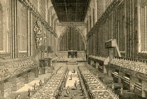 Kuninkaalliset juhlat Guildhallissa, 1761, 1897. tekijältä Unbekannt