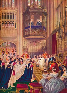 Kuninkaalliset häät, St Georges Chapel, Windsor, 10. maaliskuuta 1863 1910 tekijältä Unbekannt