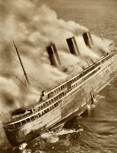 SS LAtlantique tulessa, 1933, 1935. tekijältä Unbekannt
