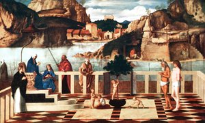 Pyhä allegoria, 1490-1500, 1925 tekijältä Unbekannt