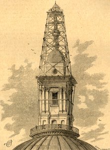 St. Paulsin rakennustelineet ja observatorio vuonna 1848, 1897. tekijältä Unbekannt