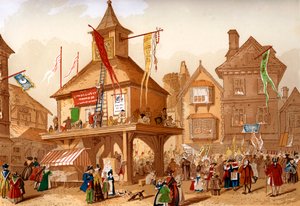 Shakespearen riemuvuosi Stratford upon Avonissa vuonna 1850 tekijältä Unbekannt