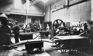 Silver Rolling Room, Royal Mint, Tower Hill, Lontoo, 1900-luvun alku tekijältä Unbekannt