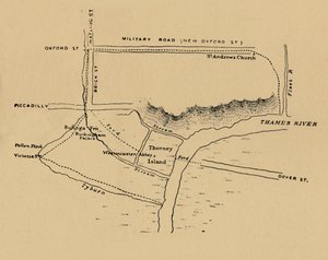 Westminsterin tilanne, 1908 tekijältä Unbekannt
