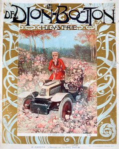 Skid, kuvitus Le De Dion-Bouton -lehdestä, 1909 tekijältä Unbekannt