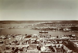 South Bay ja Cape Paul, Sevastopol, Krim, 1850-luku tekijältä Unbekannt