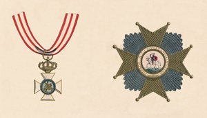 Espanjalainen Pyhän Hermenegildon ritarikunta, 1800-luku tekijältä Unbekannt