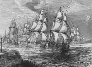 Squadron Before Amoy, 1880 tekijältä Unbekannt