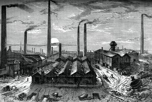 St Rolloxin kemiantehdas, Glasgow, 1880 tekijältä Unbekannt