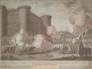 Bastillen myrsky 14. heinäkuuta 1789 1789 tekijältä Unbekannt