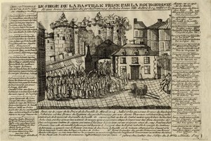Bastillen myrsky 14. heinäkuuta 1789 1789 tekijältä Unbekannt