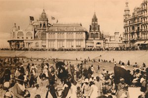 Strand ja kuursaali, vuodelta 1928 tekijältä Unbekannt