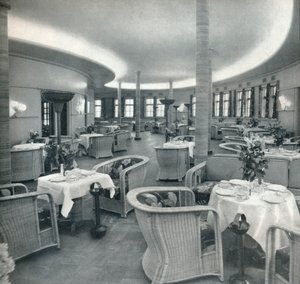 Conte Di Savoian teelounge, 1933 tekijältä Unbekannt