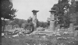 Heran temppeli Olympiassa, 1913 tekijältä Unbekannt