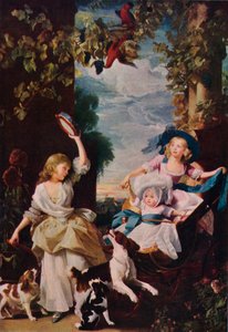 Yrjö III:n kolme nuorinta tytärtä, 1785, 1937 tekijältä Unbekannt