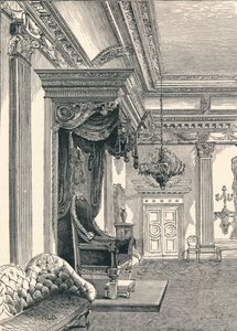 The Throne Room Dublinin linna, 1896 tekijältä Unbekannt