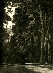 Mertonin torni puutarhasta, 1898. tekijältä Unbekannt
