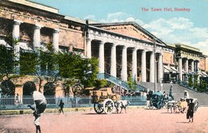 Kaupungintalo, Bombay, Intia, 1900-luvun alku tekijältä Unbekannt