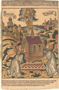 Loreton pyhän talon kuljetus, 1494. tekijältä Unbekannt