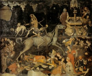 Kuoleman voitto, noin 1445-1447 tekijältä Unbekannt