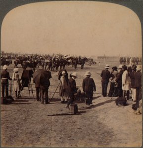 Varakuningas Lord Curzon ja Lord Kitchener Great Durbar Reviewissa, Delhi, Intia, 1903 tekijältä Unbekannt