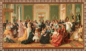 Viktoriaaninen kuninkaallinen perhe, 1887 tekijältä Unbekannt