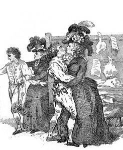 Westminsterin vaalit, 1780-luku, c1920 tekijältä Unbekannt
