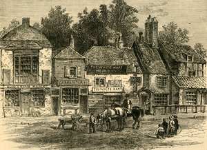 The White Hart, Knightsbridge, 1820, n. 1876. tekijältä Unbekannt